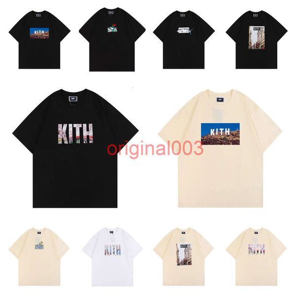 Kith Trube Mens Designer T Roomts Tee Tree Trawout Рубасы для мужчин Негабаритная футболка T 100%хлопковые Kith Tshirts Винтажные коротки