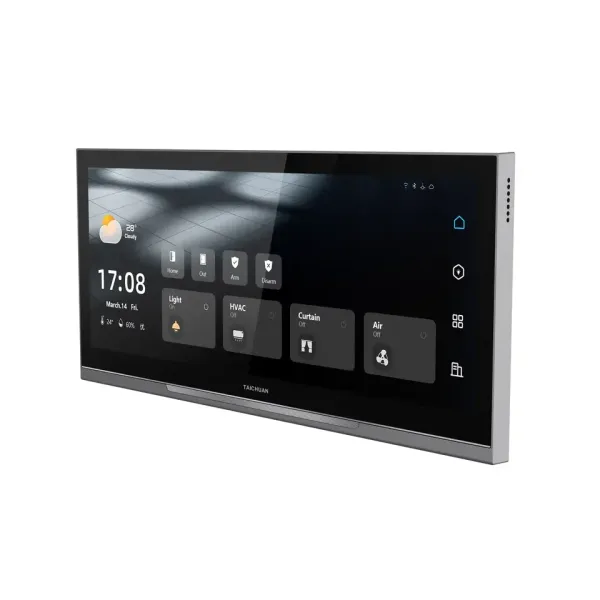 Controle Tuya ZigBee Gateway Hub 12 polegadas Android OS tudo em um painel de controle inteligente com relé 4 gangues para o painel de toque de controle da chave de luz