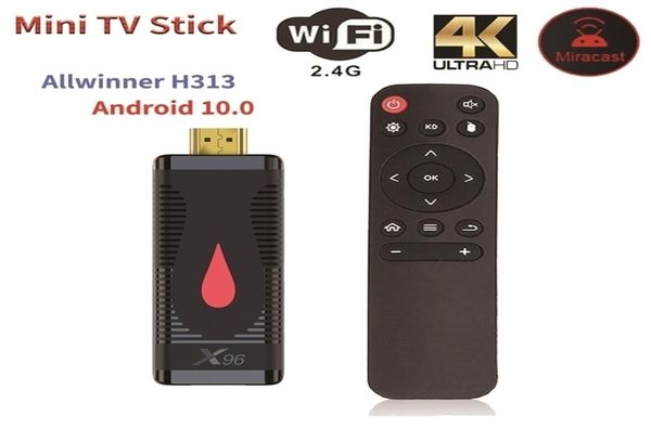 Smart Remote Control X96 S400 Fire TV Stick Allwinner H313 4K Media Player Android 10 Box 24G 5G Dual Wi -Fi 2GB16GB Dongle Receiver6996878