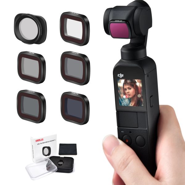 Câmeras para DJI Pocket 2 Filtro ND8/16/32/64 Filtros UV CPL NATURAL PARA OSMO Pocket 2 Câmera Lens e acessórios de filtro