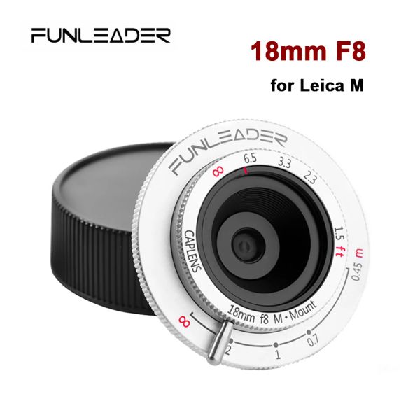 Aksesuarlar Funleader 18mm F8 Tam Çerçeve Leica M Montaj Kameraları İçin MF Kamera lensi M2 M3 M4 M5 M6 M7 M8 M9 M9P M10