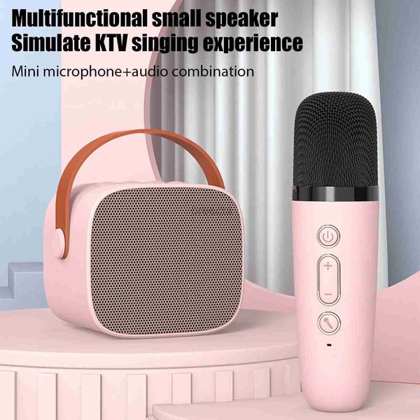 Microfoni Professional Wireless Microfoni Bluetooth Speaker per i giochi KTV KORAOKE Live iPhone Samsung Laptop Riduzione del rumore Microfono 240408