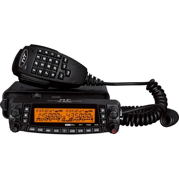 Radyo Orijinal TYT TH9800 Mobil Radyo İstasyonu Alıcı Aracı Amatör Araç Radyo Quad Band 29/50/144/430MHz Çapraz Bant Tekrarlayıcı 50W