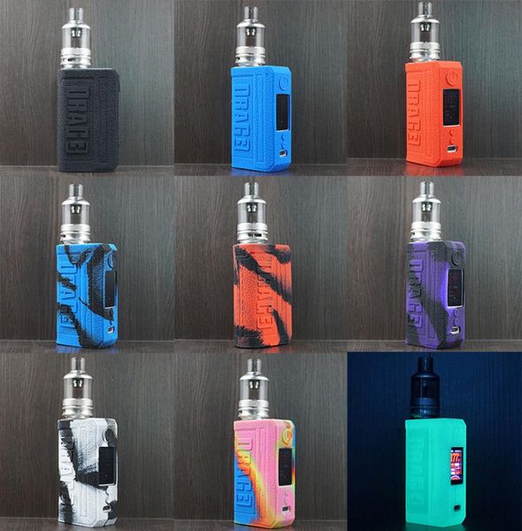 Voopoo arrastar 3 case de silicone borracha colorida capa protetora de proteção para o drag 3 kit7694963