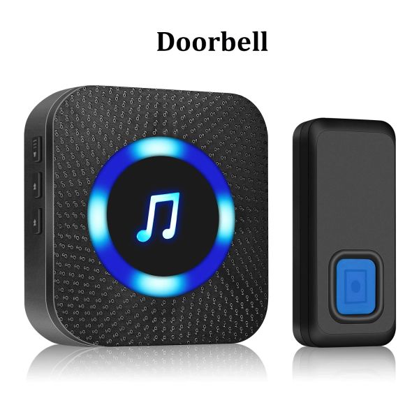 Дверная звонок Умный дверной звонок домашний видео интерком Wi -Fi Инфракрасное ночное видение открытое беспроводное беспроводная кнопка Дверь Дверь Флэш -Камера мони