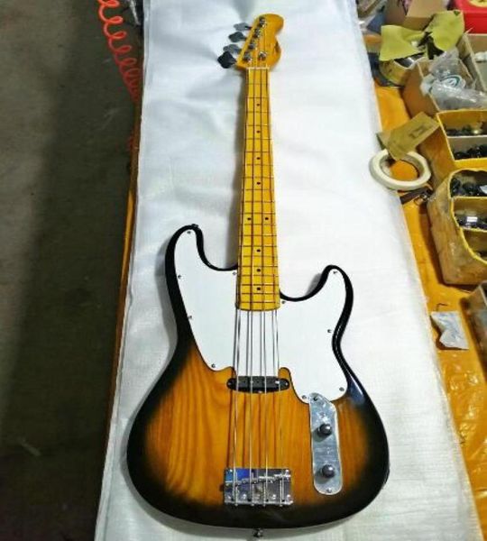 TOPA QUALIDADE TOPA QUALIDADE 3TS COLOR Basswood Solid Bodwood Maple Artrend Bloth Plate 4 Strings Precision Bass1909048867579