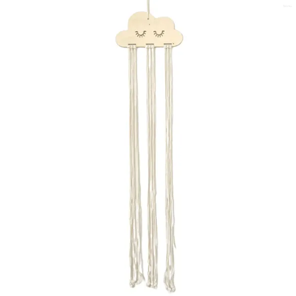 Caixas de armazenamento menina Hairpins Holder Handmade Style Nordic Cloud Cloud Hairpin corda Crianças Acessórios para cabelos Organizador