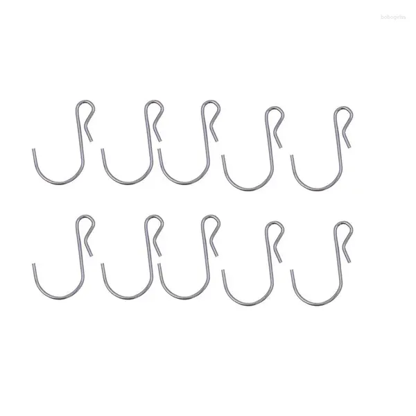 Haken 20pcs Metalls Typ Küche Schlafzimmer Hanging Lagerregale Kohlenstoffstahl Nickel S-förmige Kleidung Kleiderbügel