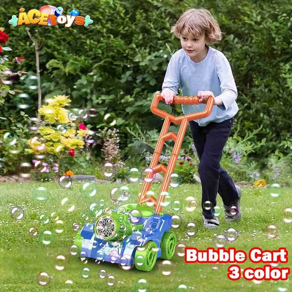 Baby Bath Toys Bubble Cart Waffen Raketen Handtanklöcher Hochzeitsseife Blasen Maschine Automatische Gebläse Spielzeug Kinder Pomperos Kinder zurück zur Schule l48