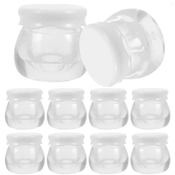 Garrafas de armazenamento 10 PCs loção para loção para garrafas recarregáveis Creme de lábios Recipientes
