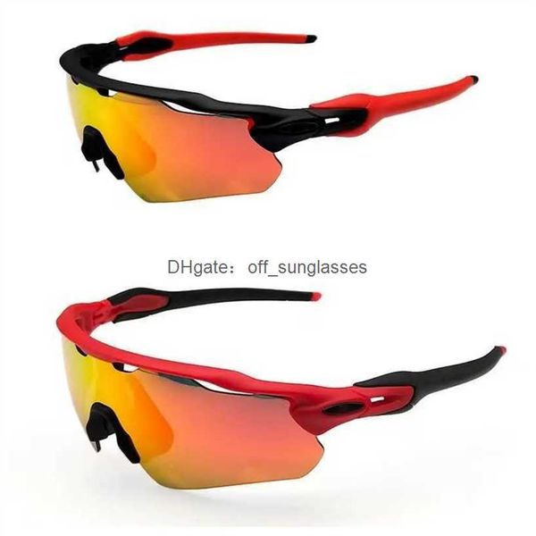 Designer -Oak -Sonnenbrille OK OJI 9001 Fahrradgläser UV resistent ultra -leichter polarisierter Augenschutz Outdoor Sport laufende Brille OK