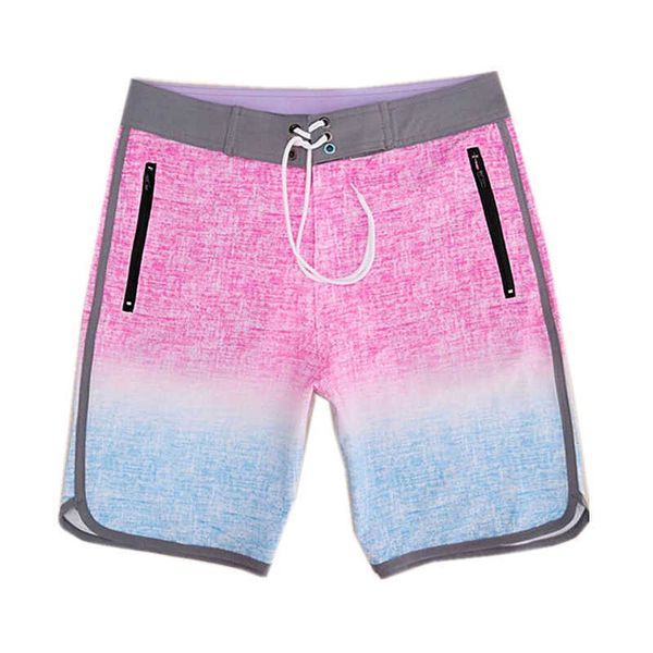 Pantaloni da spiaggia a secco veloce da uomo Bodybuilding 3D surf 3D casual pesca a paddle a cinque punti