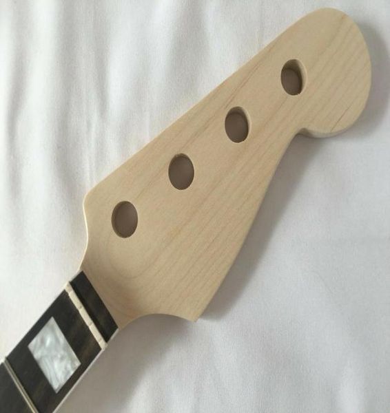 Незаконченная бас -гитара Neck 20 Fret Maple Rosewood Ffingerboard Diy Jazz Bass Style Parts6181528