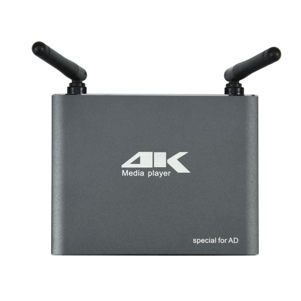 Box Autoplay Full HD 4K Media Player с Wi -Fi TF Card USB -диск HDD Внешний мультимедийный видео реклама беспроводной телевизионный блок