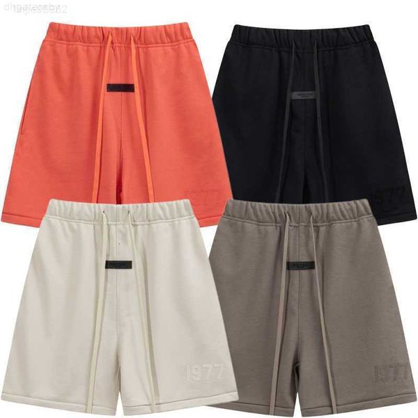 Ess exautora shorts calças esportivas casuais shorts essalheiros designers medos de Deus FOG FOG LINHA DUPLA LINHA MULHER