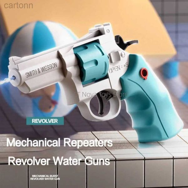 Gun giocattoli per giocattoli per revolver pistola acqua mini zp5 pistola giocattolo da spiaggia esterno giocattolo meccanico pistola acqua piccole per bambini adulti 240408