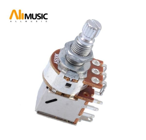 10pcs a500kb500k push pull guitar controle potenciômetro de guitarra peças de guitarra2298573