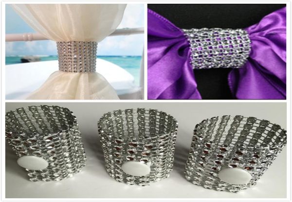 Nouchina di nozze s cristallo perle perle decorazioni di nozze ronestone cover di sedia per matrimoni cover a buon mercato in stock 20151667232