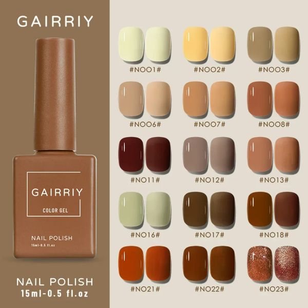 Gel 30 pcs/set 15ml Brown Color gel Gel Mackis SemiperManent Varnish Mernio