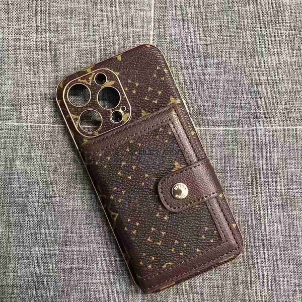 Case di telefonia cellulare Bellissima iPhone 15 14 13 Pro Max Designer Leather Card Walet Hi Quality Borse 18 17 16 15Pro 14Pro 13Pro 12Pro 12 11 Xs 7 8 Caso con Box Q240408