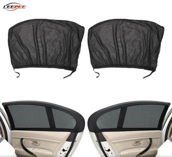 Car Sunshade 2pcs 50x110 cm Maschenvorhänge Sonnenschatten -Tür Seitenfenster Abdeckung UV -Schutzschild Autozubehör Innenraum2250163