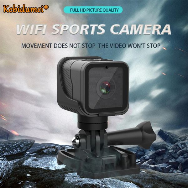 Telecamere CS03 Full HD 1080p Camera WiFi Portable Underwater Waterproof Camitatore Sport Video Registrazione da esterno con microfono incorporato