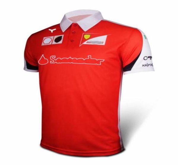2021 F1 Racing Suit Auto Logo Team Team Tshirt Offroad Polo Shortleved ShortDrying Team Uniform Fan di grandi dimensioni Fan C2607204