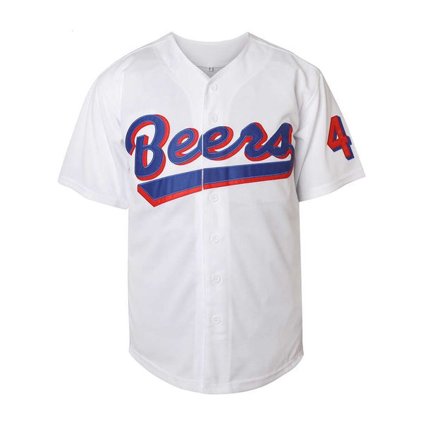3J90 Männer Polos Männer Sport 44# Baseball Uniform T-Shirt Mode Hip Hop Baseball Top New Jersey Mens Beeca