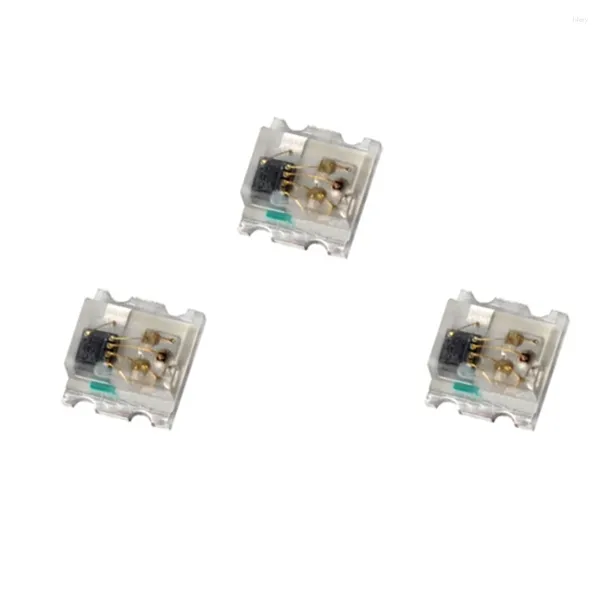 Duvar Saatleri 100 PCS DC5V WS2812 2024 LED CHIP Mini SMD STRITE EKRANI İÇİN DİJİTAL RGB Tam Renk Pikselleri