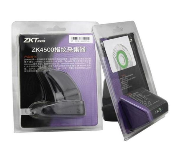 ZK4500 Sensor de impressão digital Scanner Scanner de impressão digital USB Sensor ZKT ZK4500 para computadores PC Home e Office274480198