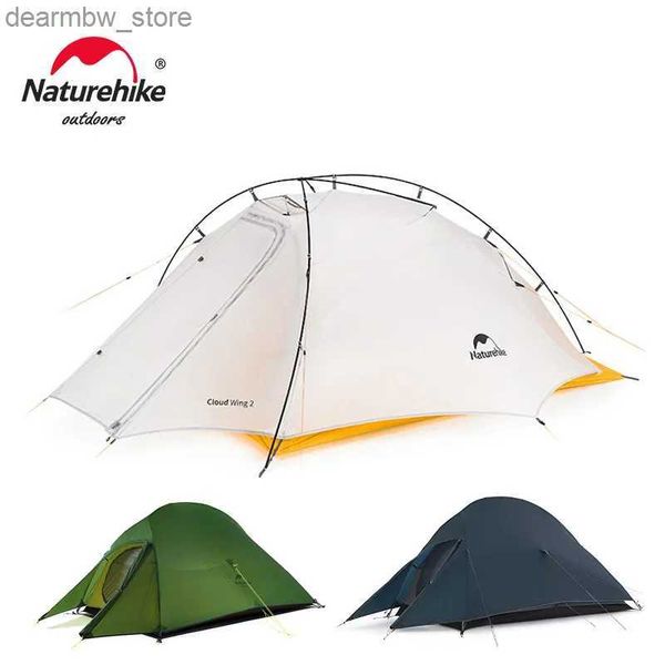 Çadırlar ve Barınaklar NatureHike yükseltilmiş bulut 2 ultra hafif çadır serbest duran 20d kumaş kamp çadırları ücretsiz mat NH17T001-T L48