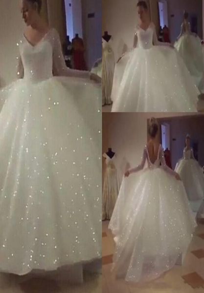 2019 Nuovi abiti da sera con paillettes Bling Bling Bling A abito da ballo a palla da ballo lunghe lunghezza plus size senza dimensioni semplici feste di fine anno go5179445