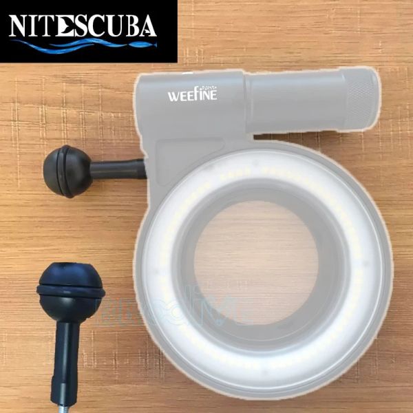 Teile Nitescuba Diving Light Ball Mount für Weefine Ring Light Adapter für RX 100 TG5 Canon Camera Unterwasserfotografiezubehör