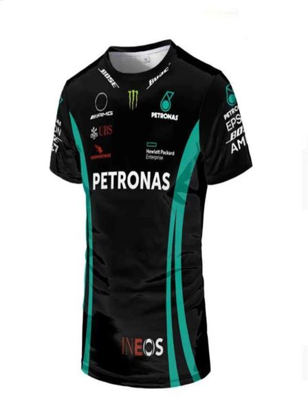 Luxury Men039s Petronas Designer T -Shirts Mercedes AMG Top F1 Formel 1 Rennpolos Frauen lässig Kurzarm T -Shirts Benz 7266581