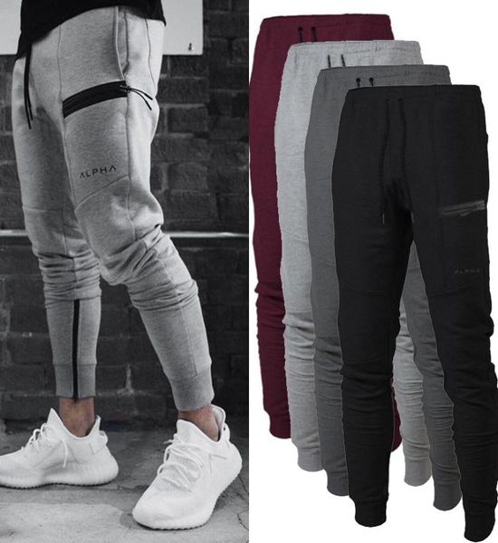 Sport Pant Fitness Hosen Stretch Cotton Men039s Fitness Jogging Hosen Karosserie Ingenieure Jogger Outdoor Slaks Workout Pant Sweat P9882379