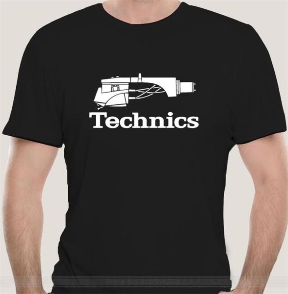 Technics DJ 1200 Turntable Music Custom Herren Black T -Shirt T -Shy T -Shirt 2205094760842