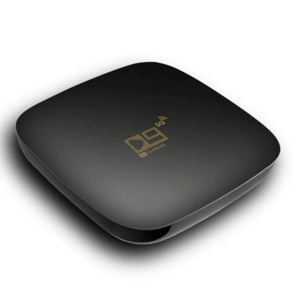 Box 5G 4K Android 10 Smart TV Box D9 HD 1080p H.265 Quad Core Media Player 2.4g Wifi для Smart Set Top Box