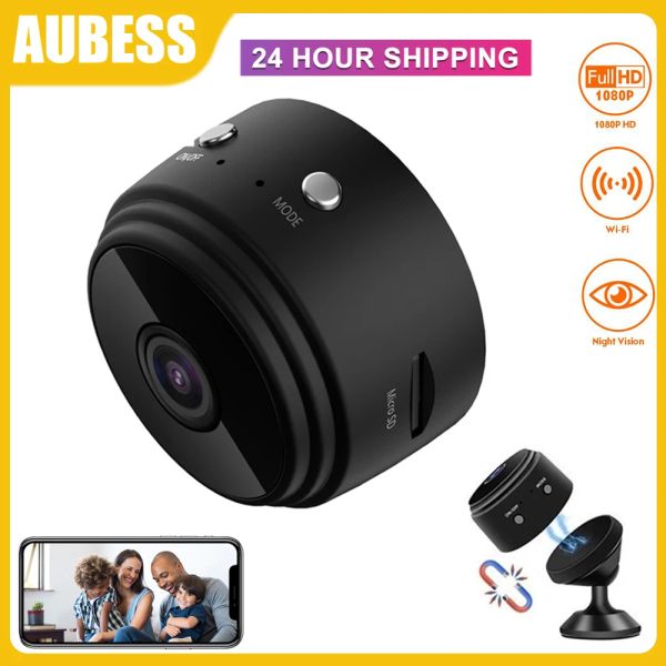 Webcams A9 WiFi Mini Camera HD 1080p Wireless Video Recorder Voice Recorder Security Monitoring Camera Smart Home für Säuglinge und Haustiere