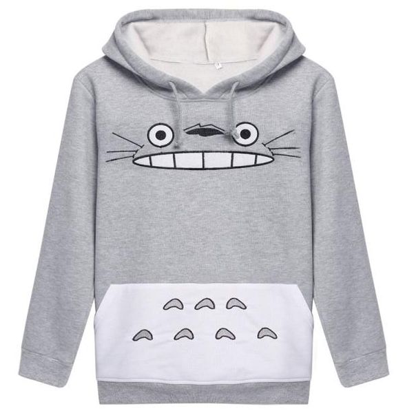 Raisevern 3d Sorto espesso Harajuku Cartoon Totoro Animal Cat Women Cosplay Suit Hoodie Spring outono fora de roupas COT7168579