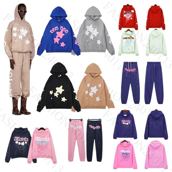 Herren Hoodies Women Spider Hoodie Tracksuit Jogginghose Kleidung Hip Hop Männer Frauen Hoodie hochwertige Baumwollschaum Spinnen Sweatshirts Loose Pullovers Langarm