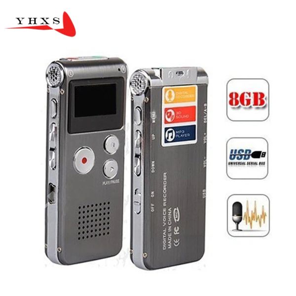 Spieler wiederaufladbar N28 16 GB Digital Voice Recorder 650 h Diktaphon MP3 Player USB Flash unterstützt MP3 WMA ASF und WAV -Musikformate