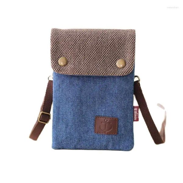 Borse da sera Donne tela in denim spalla crossbody borse brand 2024 lady mini borsetta femminile portafoglio portafoglio borse borsetto carteira per ragazze