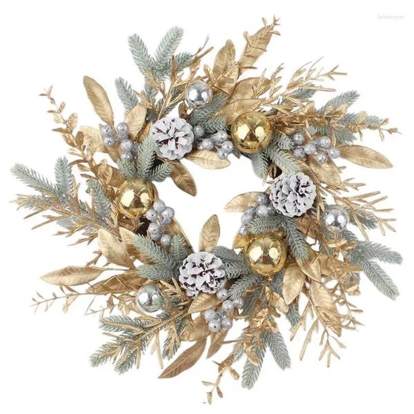 Flores decorativas Christmas Wreaths Wrinalh