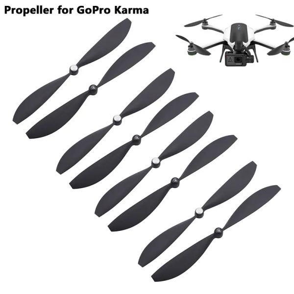 Запчасти 8 шт. Замена винта для GoPro Karma Drone Quick Release Props Self -Mocking Blades CW CCW наборы аксессуаров