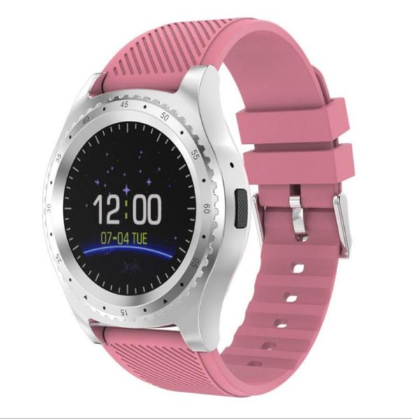 L9 Sports Quartz Pedometer CWP Smart Watch Mens смотрит на комфортную силиконовую группу Bluetooth Music Call