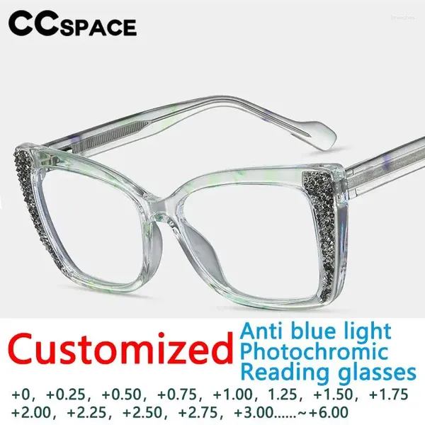 Sonnenbrille PB57461 Markendesign pochromisch Antiblau-Licht-Lesebrille TR90 Federscharnier optische presbyopische Dioptric 50- 600