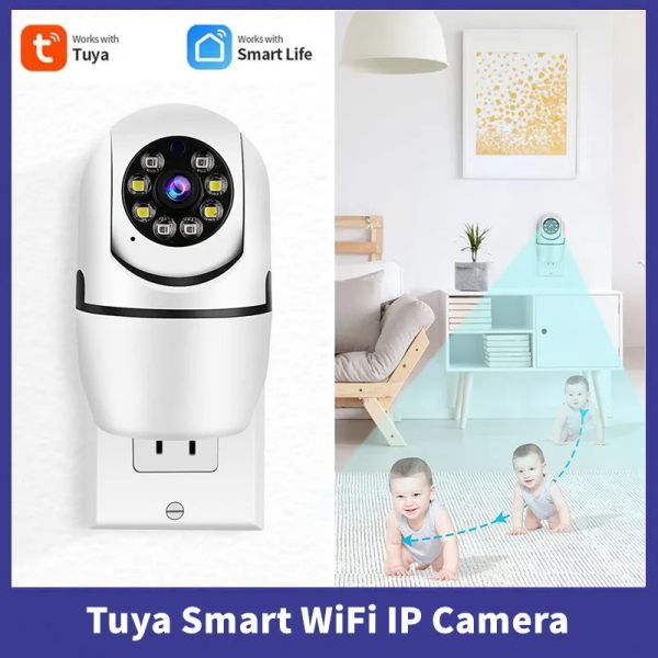 Telecamere Tuya Wifi IP Camera 1080p HD Smart Wireless Twoway Audio Night Vision Motion Detection Security Telecamere Smart Home Sorveglianza