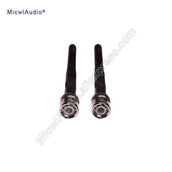 Acessórios Microfone 430870MHz Antenas para Sennheiser G3 G4 BNC Sistema de microfone sem fio 2pcs