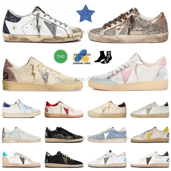 Designer Sneaker Golden Sneaker Casualmente Mens Womens Gosce Goo Black White Scarpe SCARPE TENIS Golden Gold Grollo Verro Verro Green Rosa Formelatori di alta qualità Piattaforma