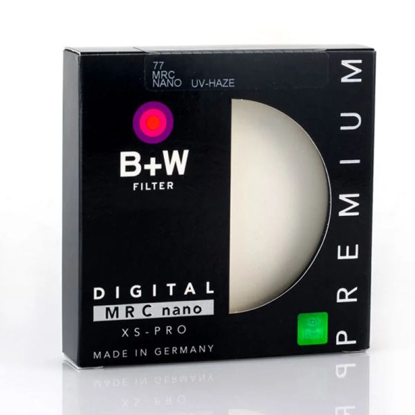 Acessórios B+W MRC Nano UV Haze Filtro de proteção Ultrathin UV Filtro para lente da câmera 49 52m 55mm 58mm 62mm 67mm 72mm 77mm 82mm